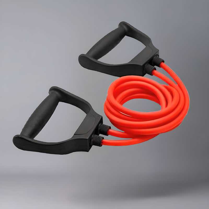 Double Toning Resistance Tube Heavy Quality Exercise Band for Stretching